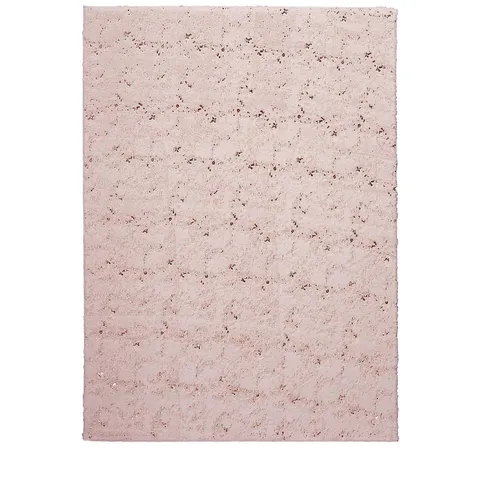 COZEE HOME VELVETY PLUSH SHIMMER RUG - PINK - 80 X 150CM
