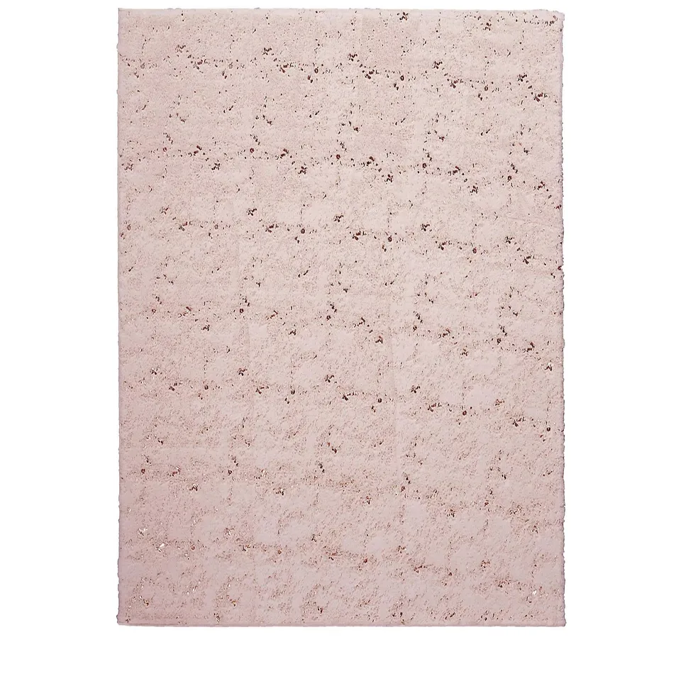 COZEE HOME VELVETY PLUSH SHIMMER RUG - PINK - 80 X 150CM