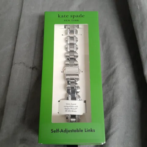 KATE SPADE NEW YORK SILVER APPLE STRAP