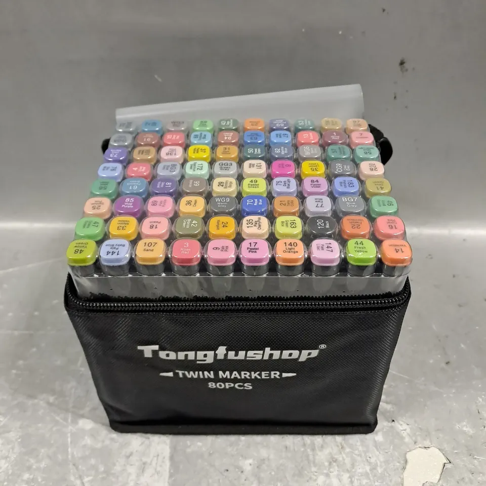 TONGFUSHOP 80 PIECE TWIN MARKER SET 