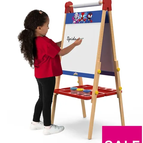 BOXED 2 IN 1 FLOOR STANDING ART EASEL