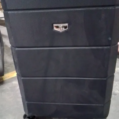 UNBOXED KEPLIN LUGG SMALL SIZE TRAVEL SUITCASE WITH WHEELS SECURE LOCK SYSTEM BLACK COLOUR 