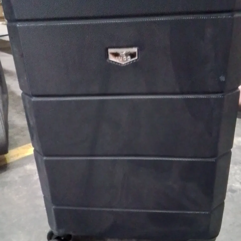 UNBOXED KEPLIN LUGG SMALL SIZE TRAVEL SUITCASE WITH WHEELS SECURE LOCK SYSTEM BLACK COLOUR 