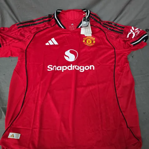 ADIDAS MANCHESTER UNITED HOME JERSEY - 2XL