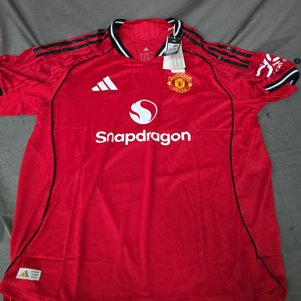 ADIDAS MANCHESTER UNITED HOME JERSEY - 2XL