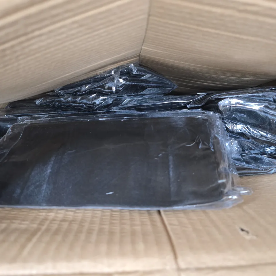 APPROXIMATELY 40 ASSORTED BLACK PILLOW CASE PAIRS - COLLECTION ONLY