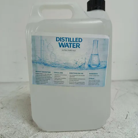 DISTILLED WATER – ULTRA PURE H2O