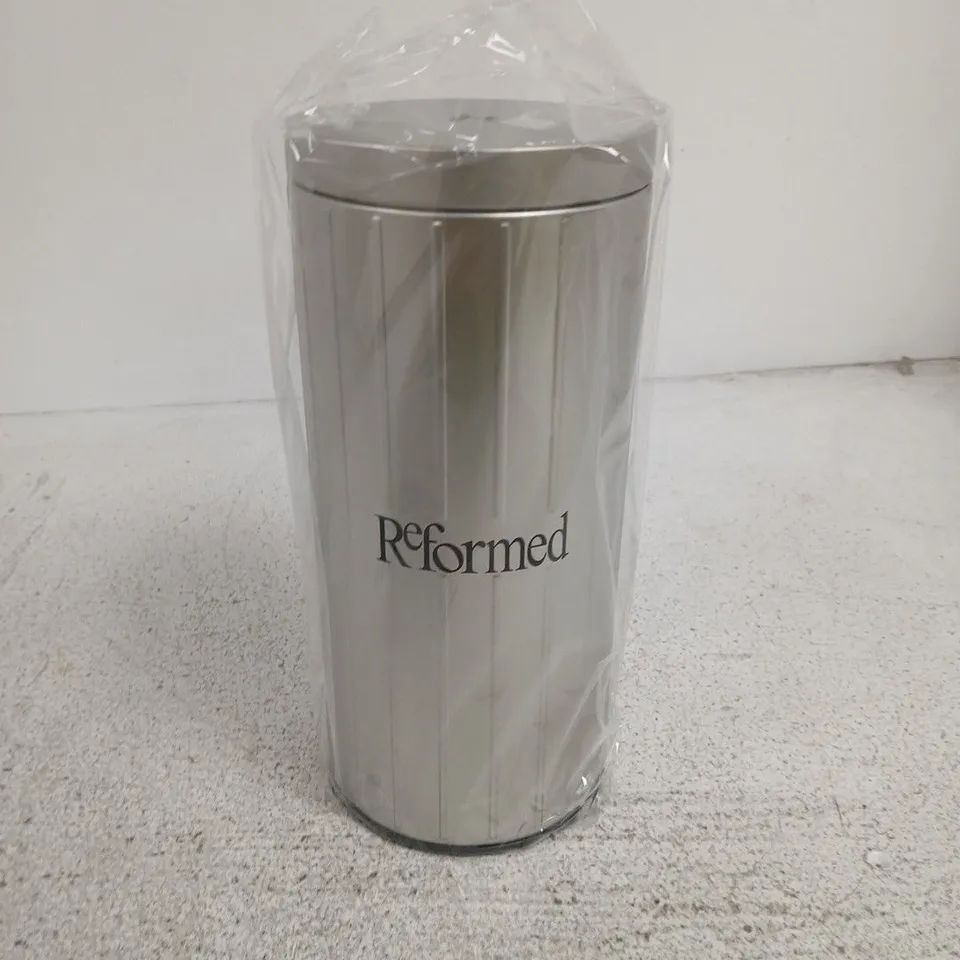 REFORMED STAINLESS STEEL TRAVEL TUMBLER – SILVER