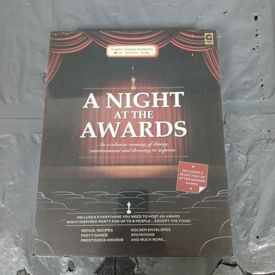 SEALED A NIGHT AT THE AWARDS AFTER DINNER GAMES 