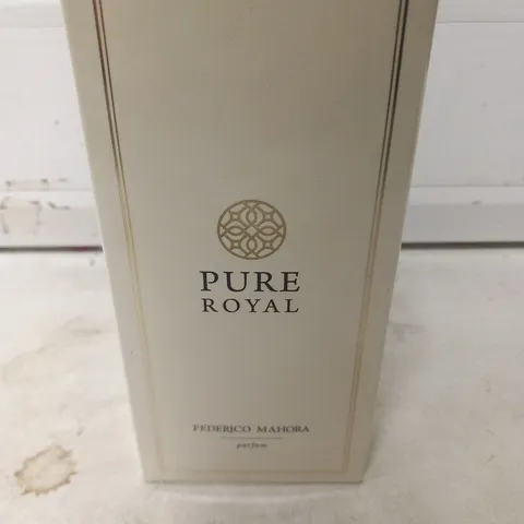 BOXED AND SEALED FEDERICO MAHORA PURE ROYALE PARFUM 50ML