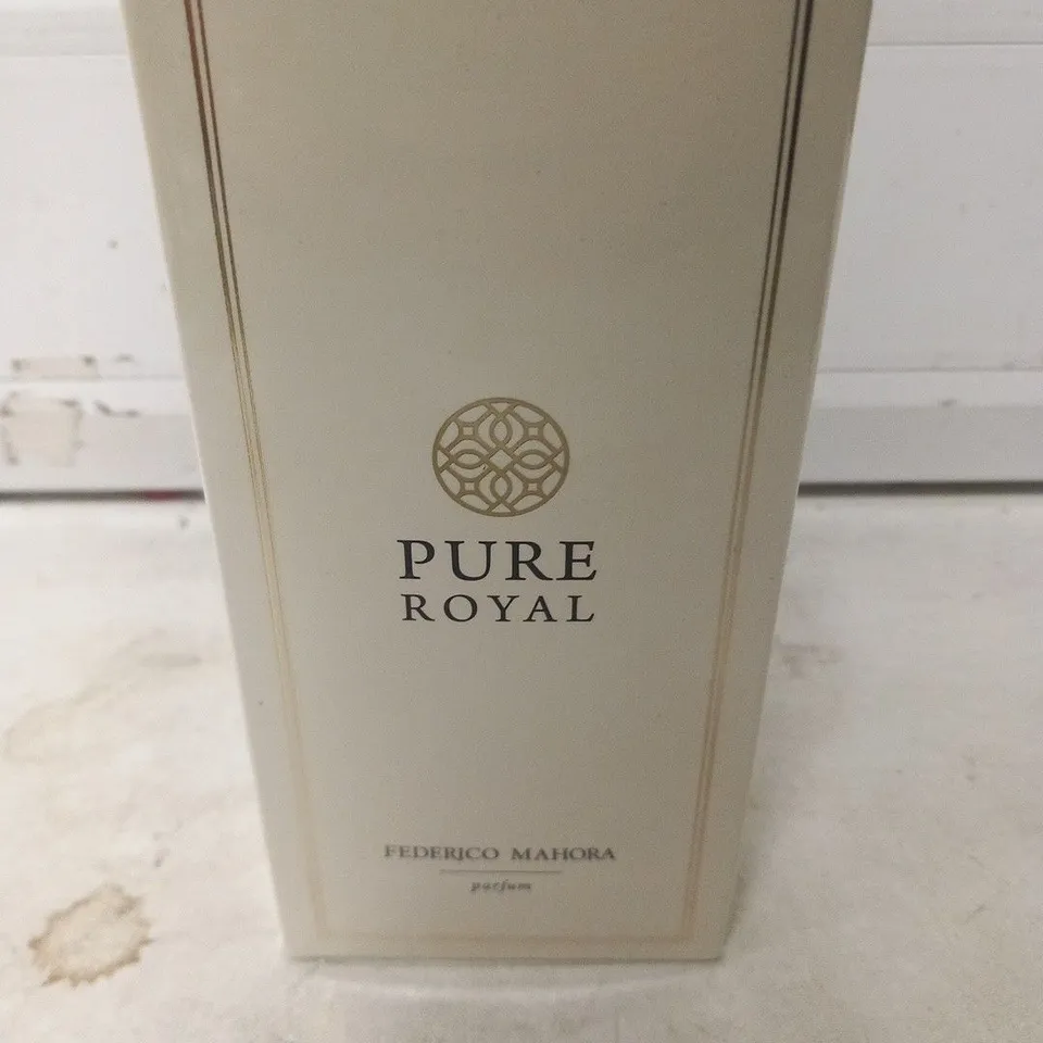 BOXED AND SEALED FEDERICO MAHORA PURE ROYALE PARFUM 50ML