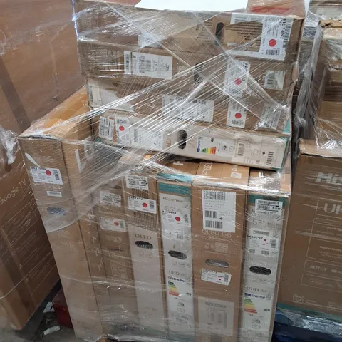 PALLET CONTAINING APPROXIMATELY 10 ASSORTED DAMAGED TVS