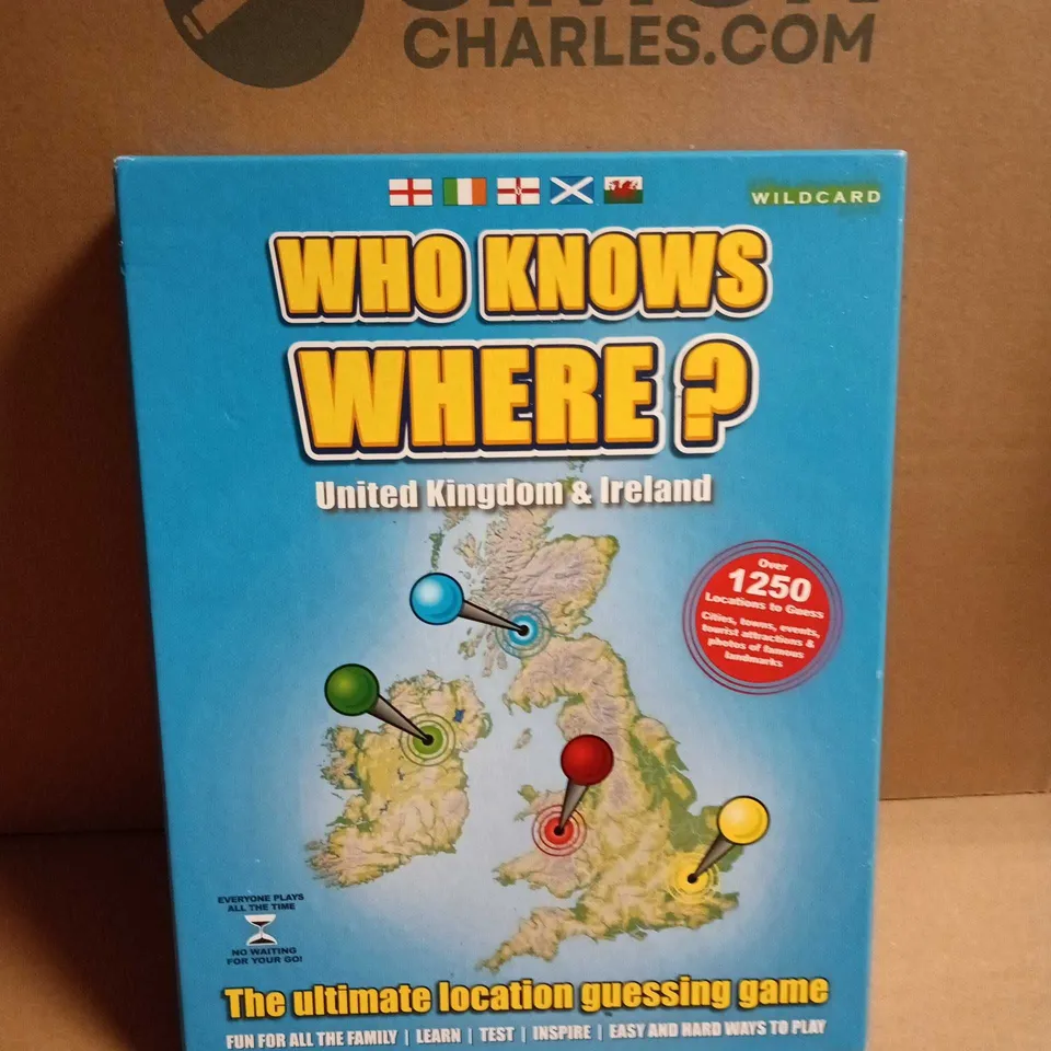 WHO KNOWS WHERE? UNITED KINGDOM & IRELAND – LOCATION GUESSING GAME