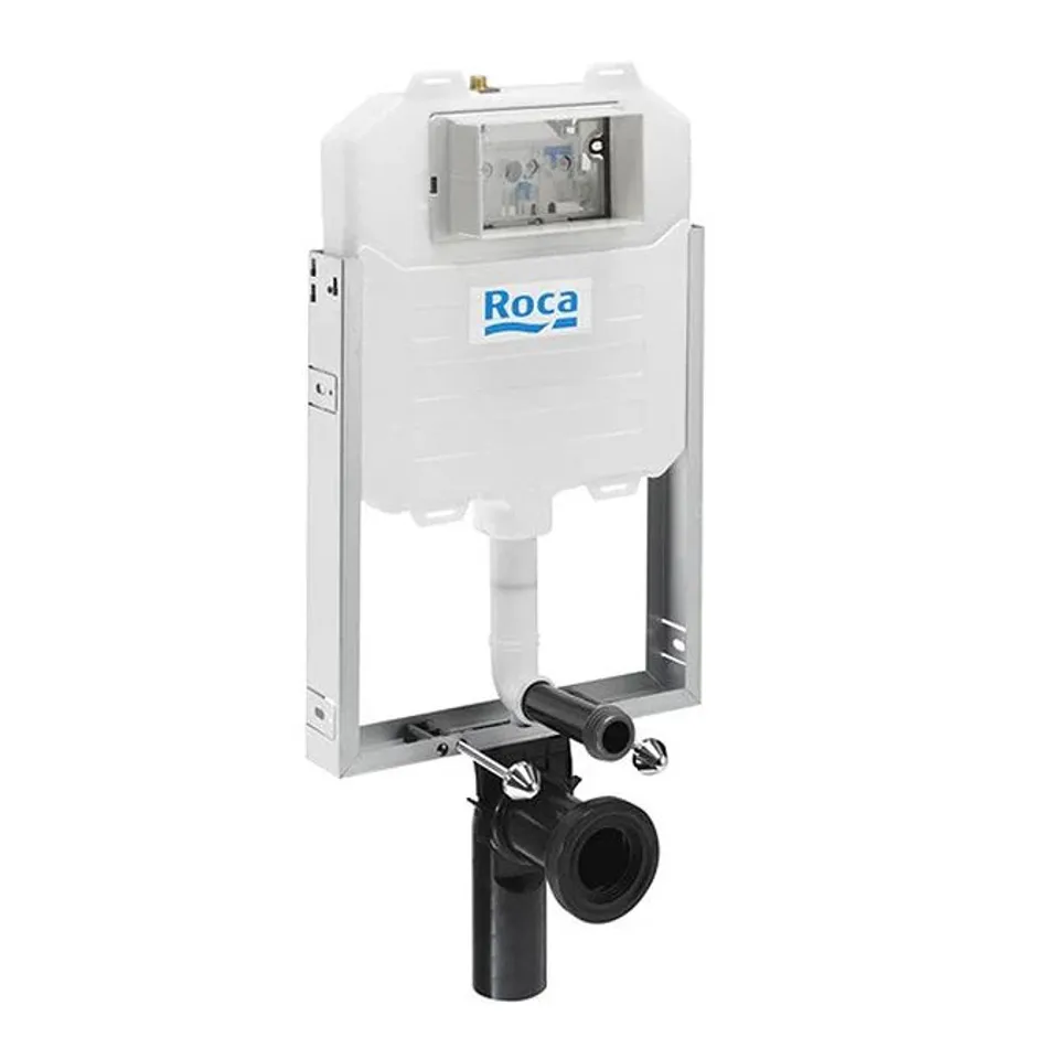 BRAND NEW BOXED ROCA BASIC CONCEALED WC FRAME & CISTERN (80MM DEPTH)