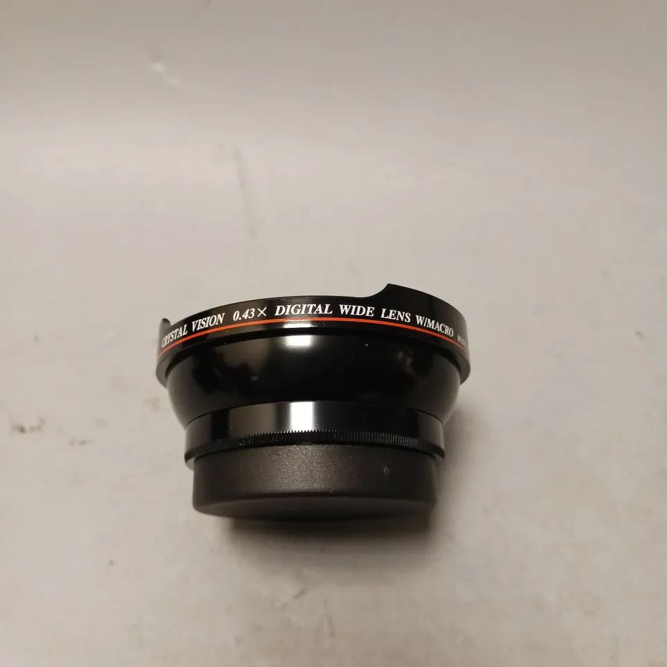 BOXED CRYSTAL VISION LIMITED EDITION WIDE ANGLE LENS 52MM 