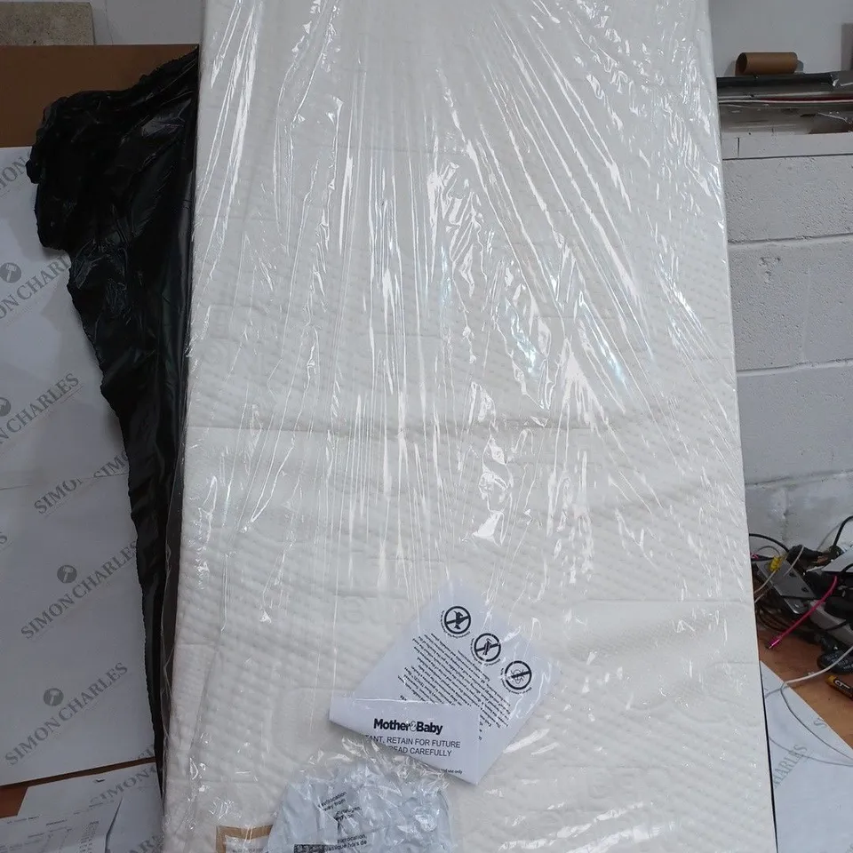 MOTHER & BABY FIRST GOLD ANTI-ALLERGY FOAM COT MATTRESS (COLLECTION ONLY) RRP £69.99