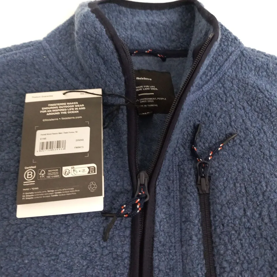 FINSTERRE PORTELL WOOL FLEECE GILET IN DARK OZONE - M