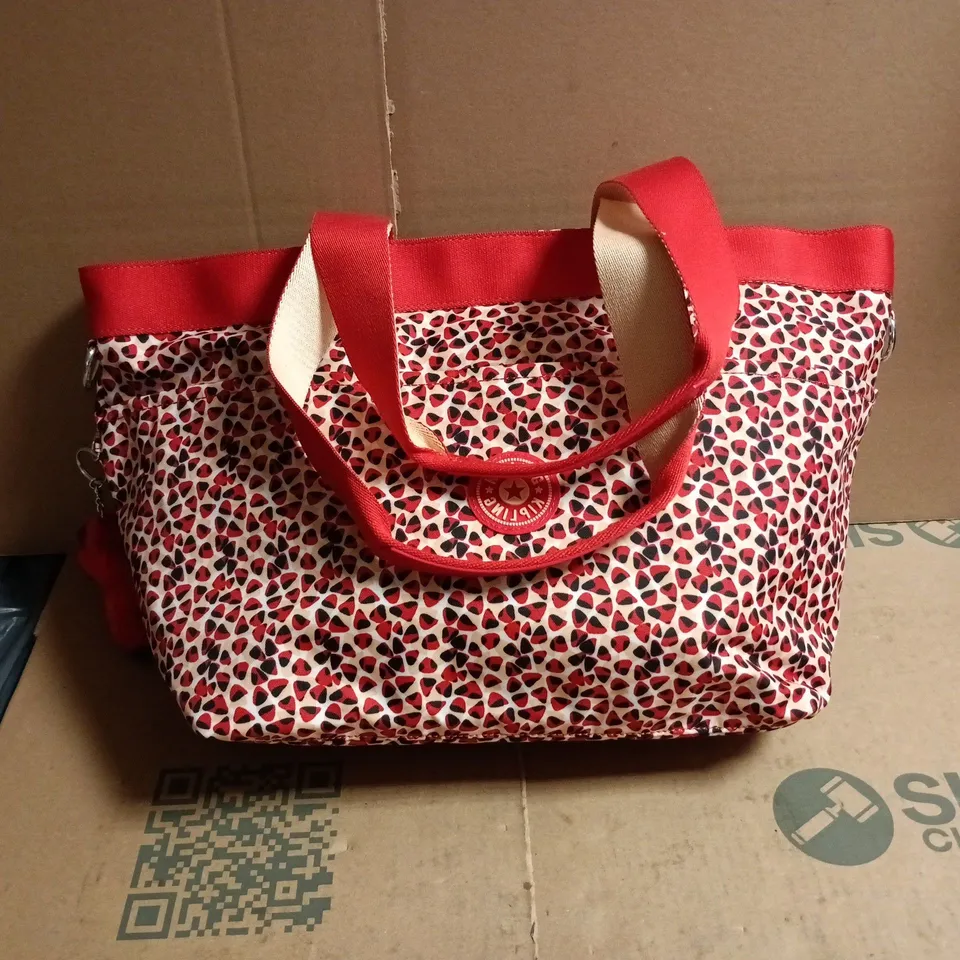 KIPLING NEEJA RED/MULTI TOTE BAGS