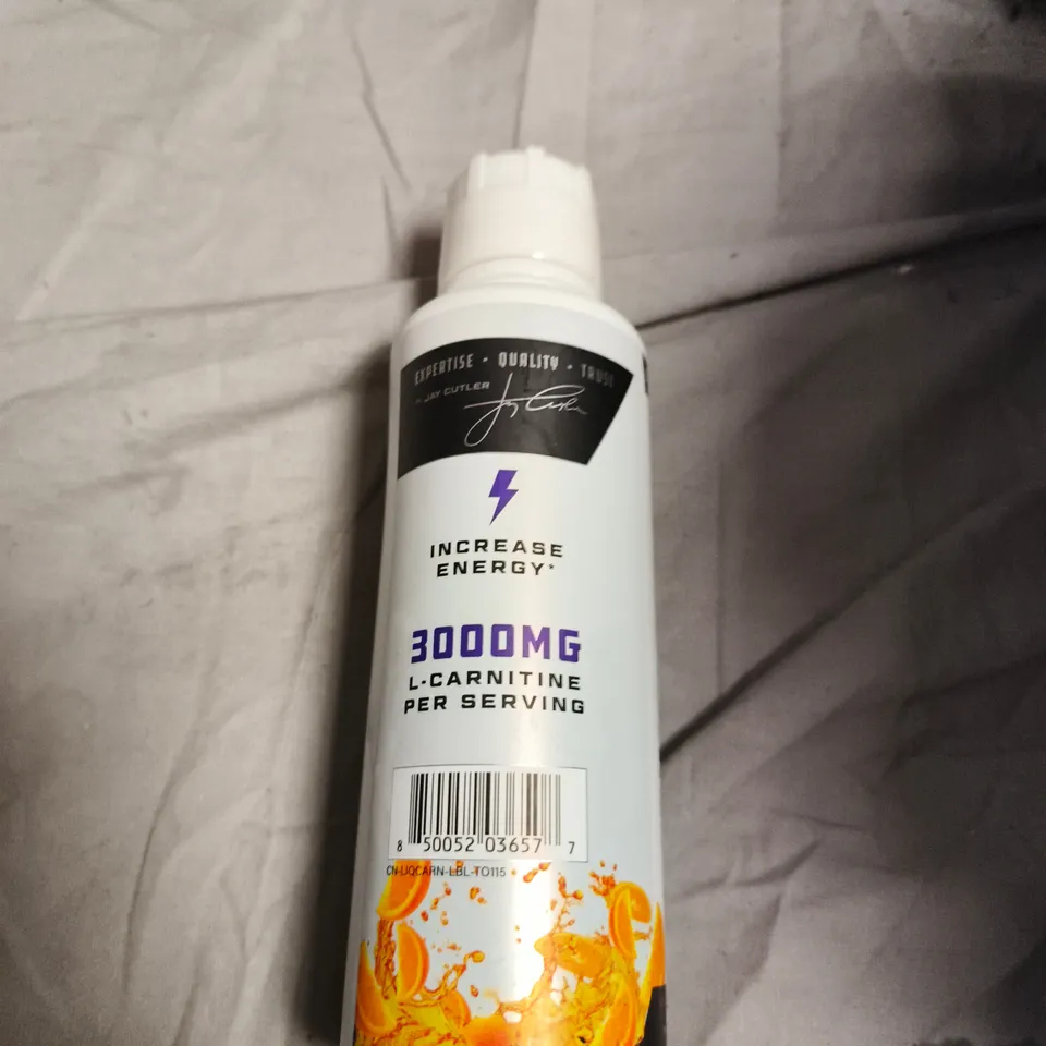 CUTLER L-CARNITINE DIETARY SUPPLEMENT - 3000MG PER SERVING - INCREASE ENERGY 