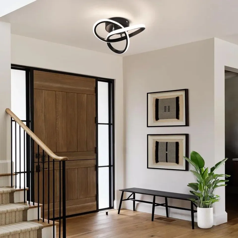 BOXED AZIRIA LED SEMI FLUSH MOUNT 