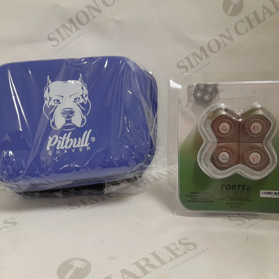 PITBULL FORTE BLADE REPLACEMENT SHAVER HEAD & CASE 