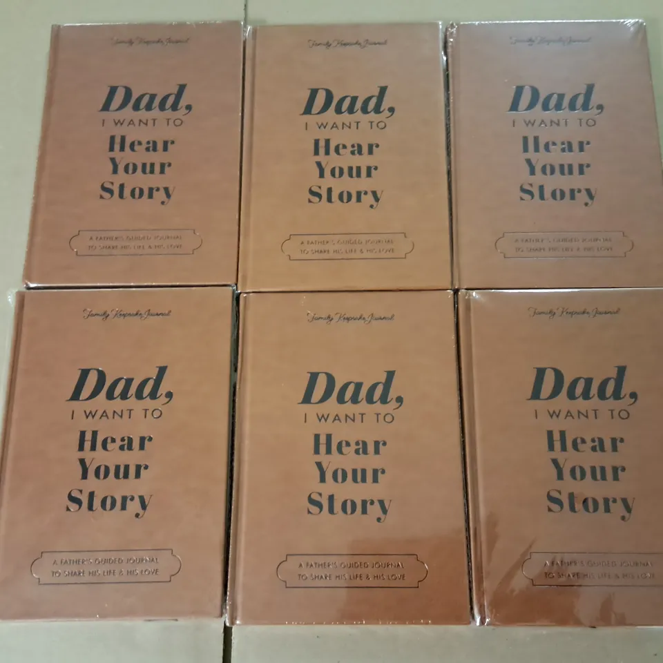 LOT OF APPROXIMATELY 60 SEALED DAD 1 WANT TO HEAR YOUR STORY JOURNALS