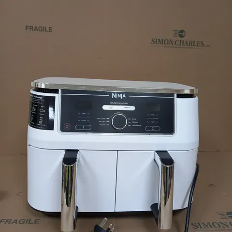 NINJA FOODI MAX DUAL ZONE AF400UKWH AIR FRYER - WHITE, WHITE