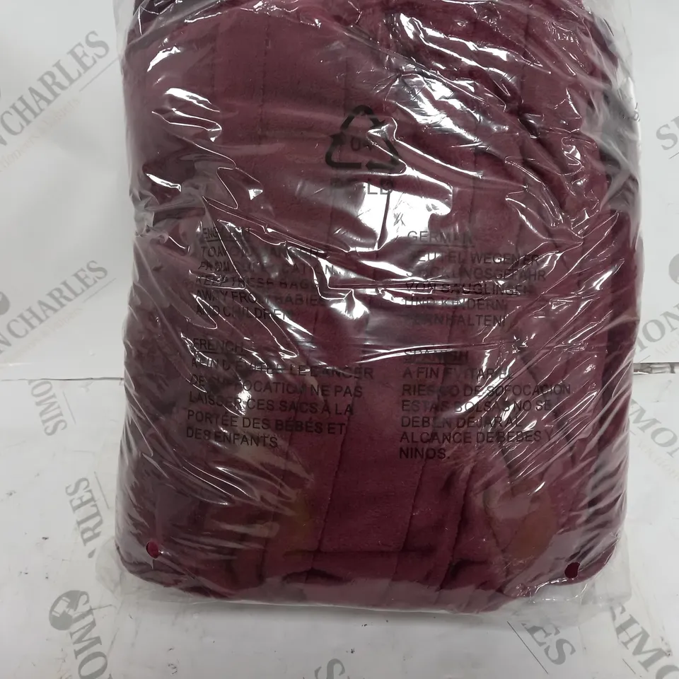 COZEE HOME VELVETSOFT HEATED THROW IN SHIRAZ WINE 