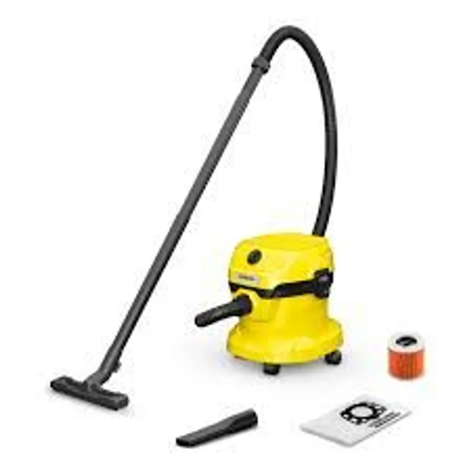 KARCHER WD2 PLUS WET AND DRY VACUUM CLEANER - COLLECTION ONLY RRP £67.99