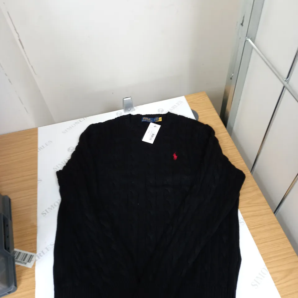 MENS KNITTED RALPH LAUREN JUMPER SIZE LARGE