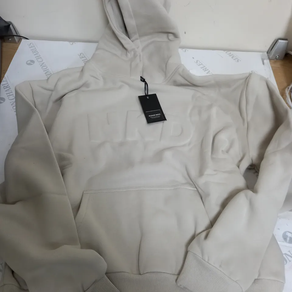 NKD APPAREL UNDER TONE CREME HOODIE - MEDIUM