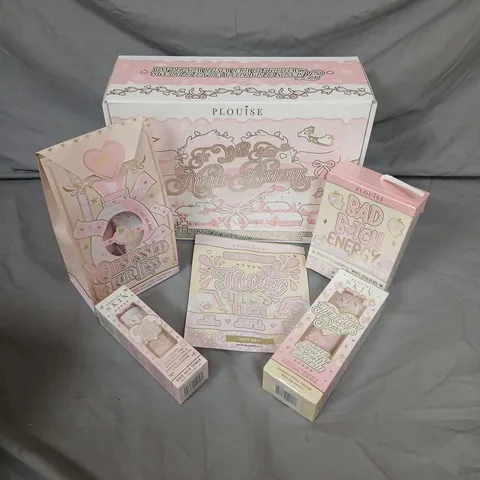 BOXED PLOUISE IT WAS THE NIGHT BEFORE GIFT SET TO INCLUDE; OBSESSED FOR LESS, RAISE THE TONE, THIRST THINGS FIRST, THE GLOW DOWN AND BAD BITCH ENERGY FROSTED RASPBERRY AND WHITE CHOCOLATE