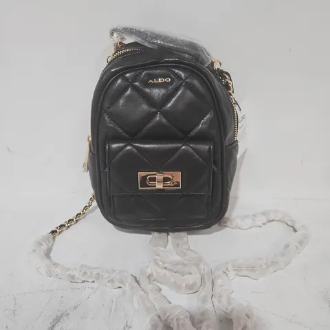 ALDO MINI BUTTERLUXE BACKPACK WITH CHAIN DETAIL STRAPS
