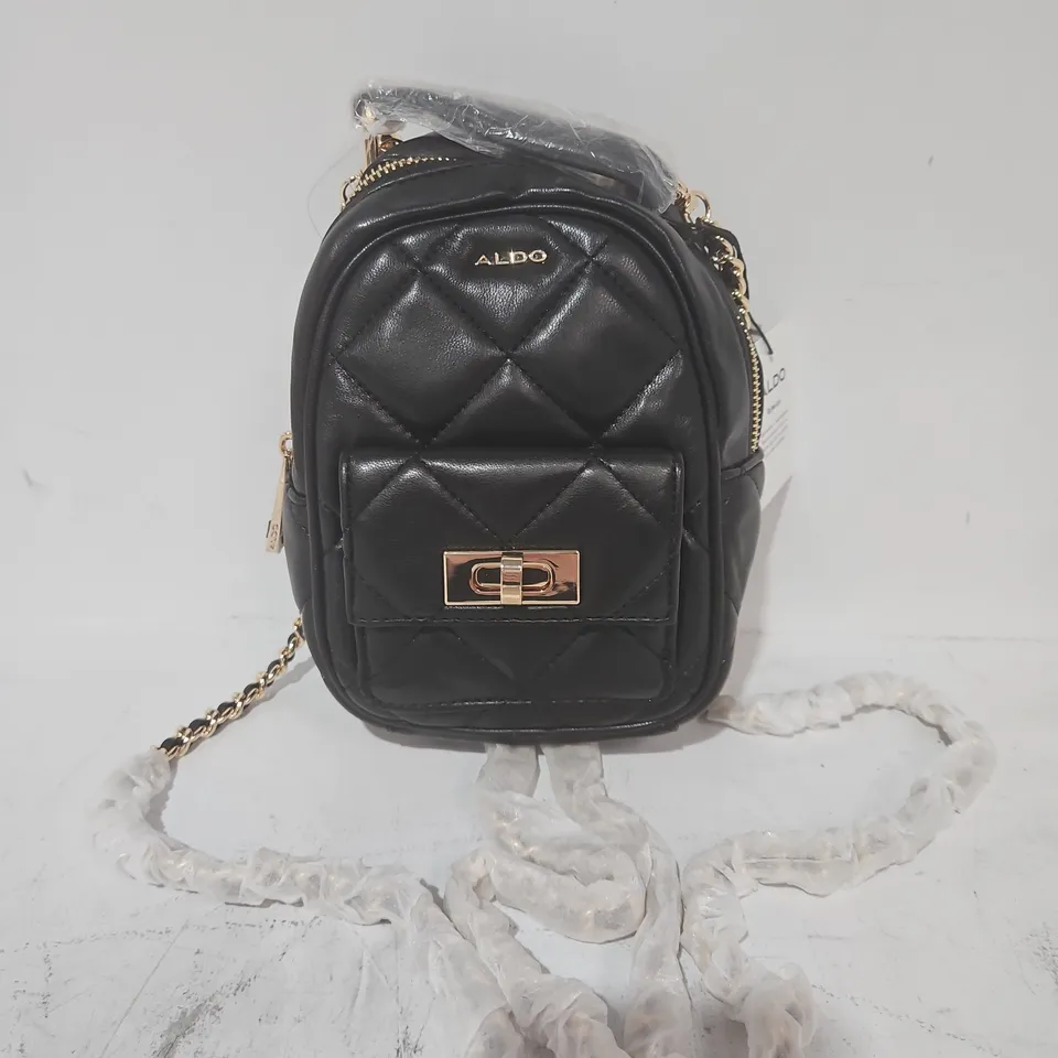 ALDO MINI BUTTERLUXE BACKPACK WITH CHAIN DETAIL STRAPS