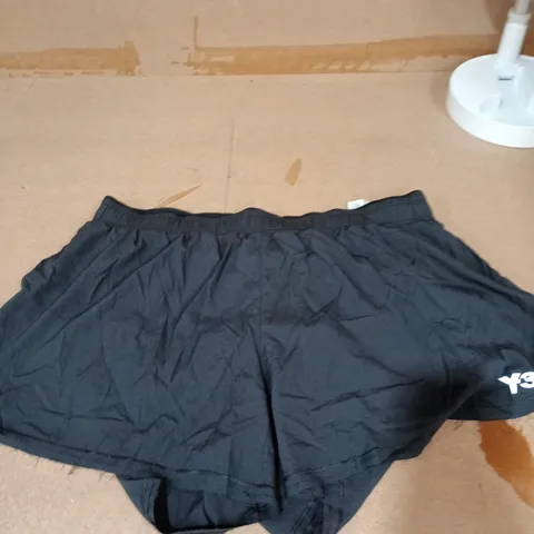 ADIDAS Y-3 M RUN SHORTS RC BLACK UK XL