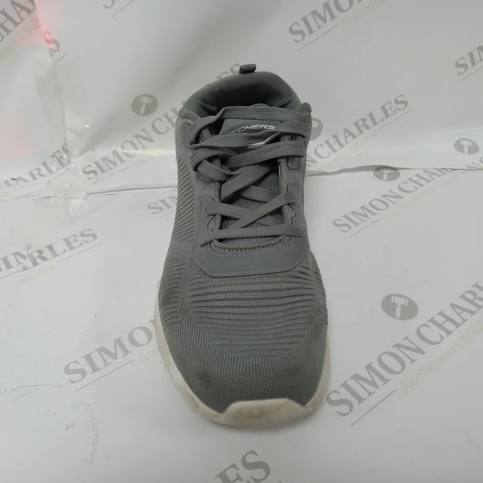 PAIR OF SKECHERS LITE-WEIGHT MEMORY FOAM TRAINERS GREY UK SIZE 10