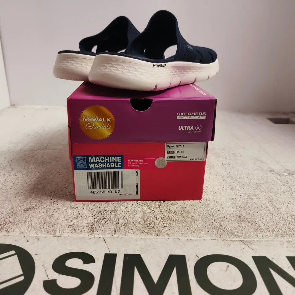 SKECHERS GO WALK SANDALS – NAVY BOXED UK 7
