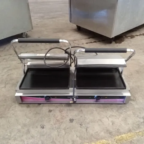 PANTHEON CGL2S LARGE DOUBLE SMOOTH CONTACT/PANINI GRILL 