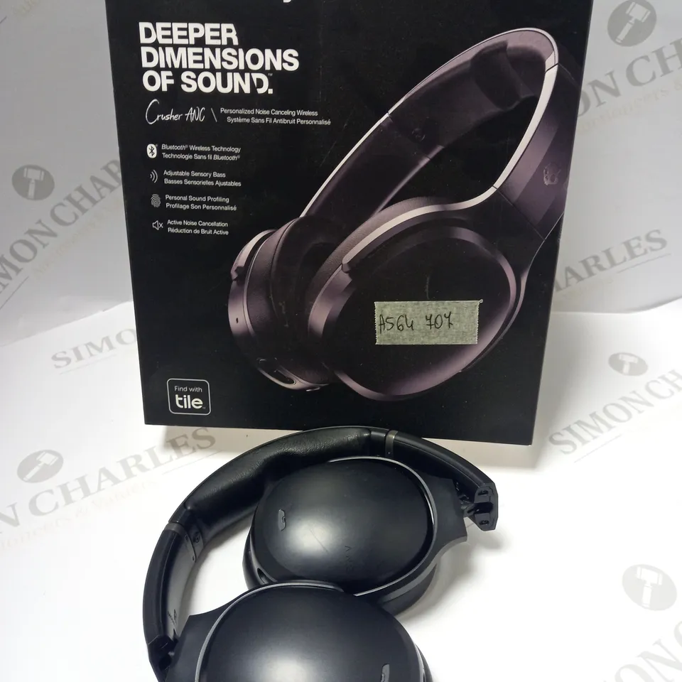 SKULLCANDY S6CPW DEEPER DIMENSIONS OF SOUND WIRELESS OVER-EAR HEADPHONES