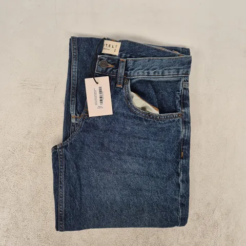 MOTEL EXTRA WIDE LOW RISE JEANS IN MID BLUE SIZE 26 X 32