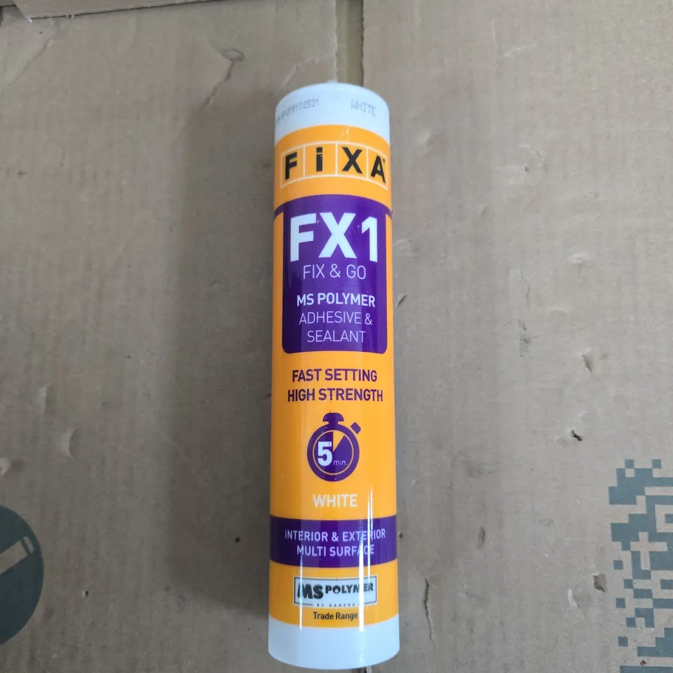 APPROXIMATELY 12 FIXA FX1 FIX & GO – 290ML CARTRIDGE WHITE