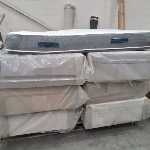 PALLET TO CONTAIN A LARGE NUMBER OF DIVAN BASES AND A MATRESS