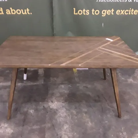 DARK OAK DINING TABLE 160×90CM