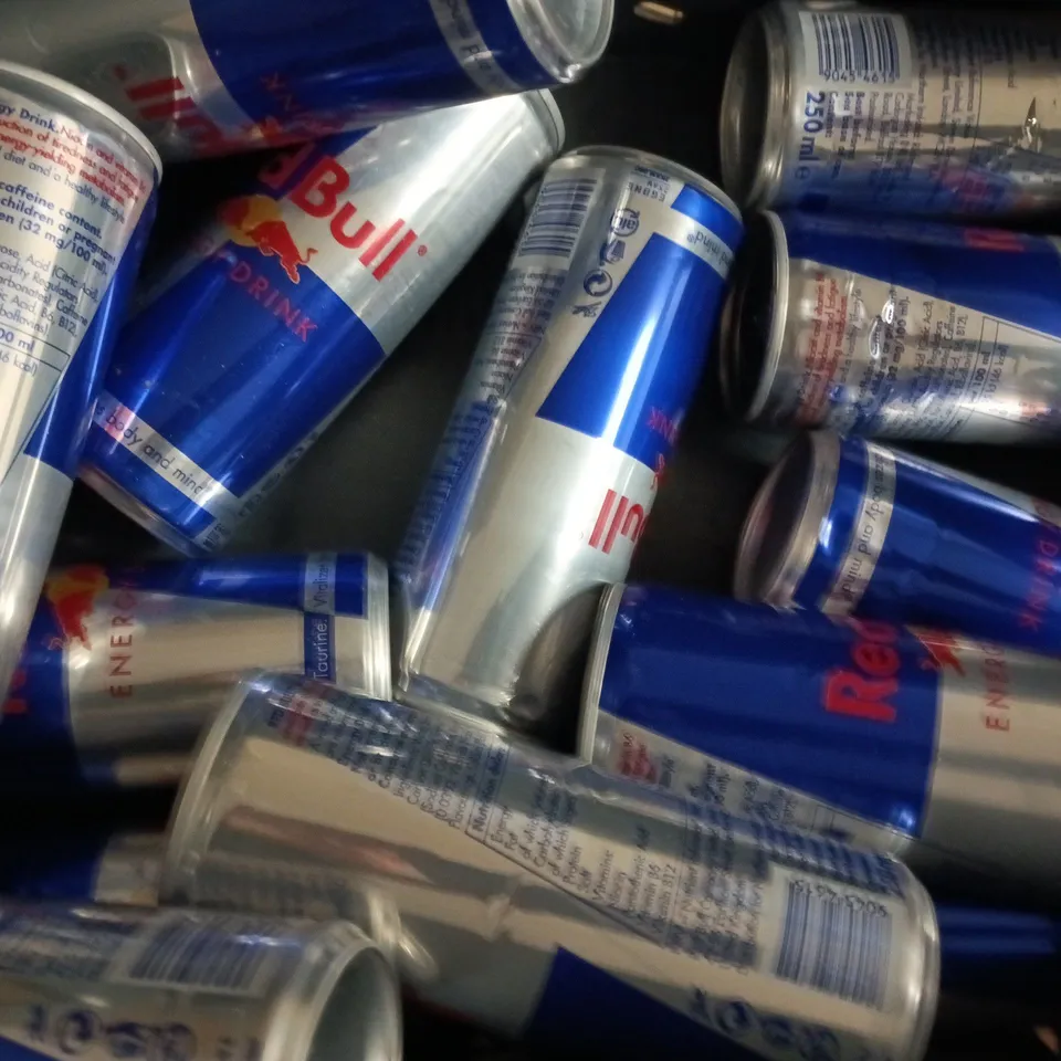 APPROXIMATELY 15 X 250ML CANS OF RED BULL