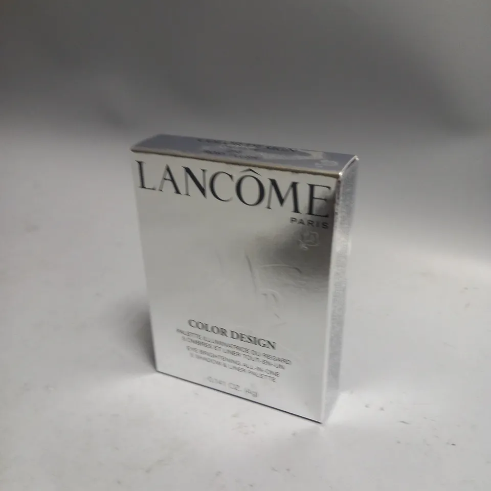 BOXED LANCOME COLOUR DESIGN 5 SHADOW & LINER PALETTE 4G