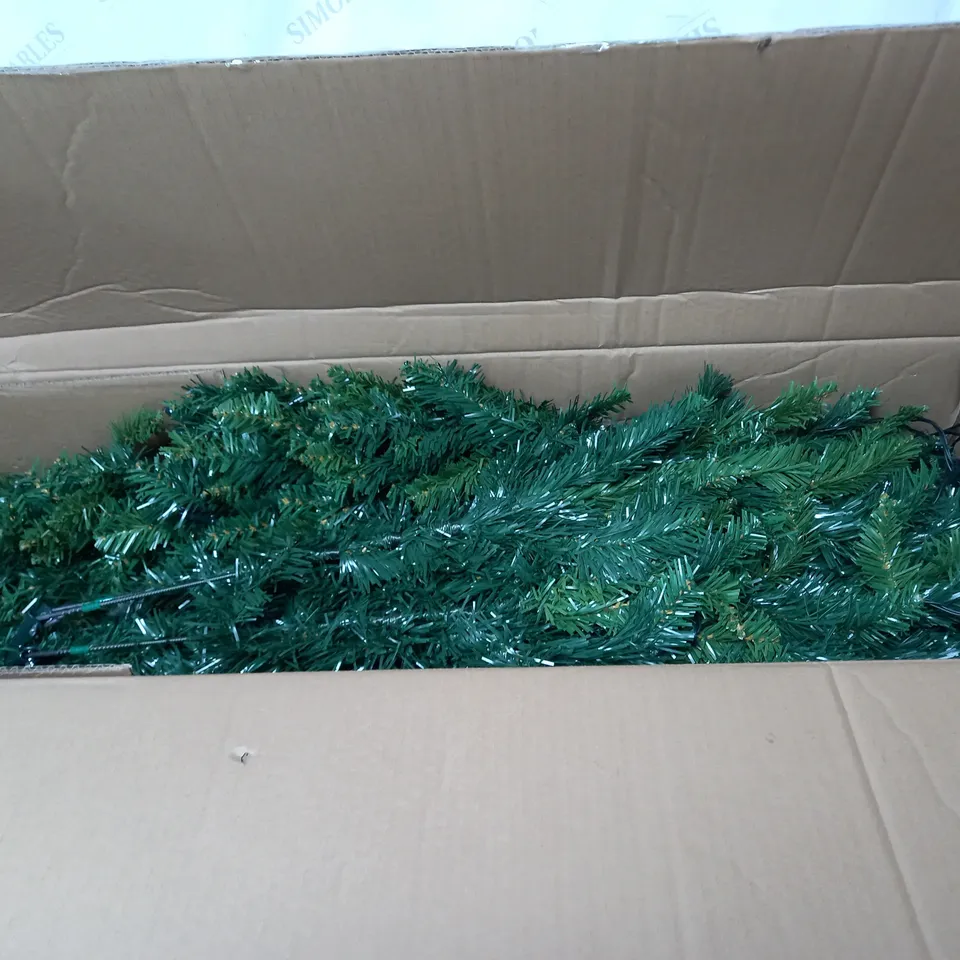 PRE-LIT SLIM CASHMERE TIPS 6.5ft CHRISTMAS TREE - COLLECTION ONLY RRP £159.99