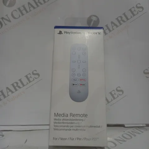 BOXED PLAYSTATION SONY MEDIA REMOTE