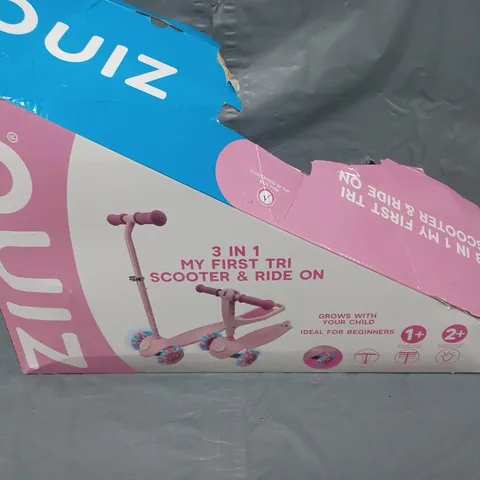 BOXED ZINC 3 IN 1 TRI SCOOTER