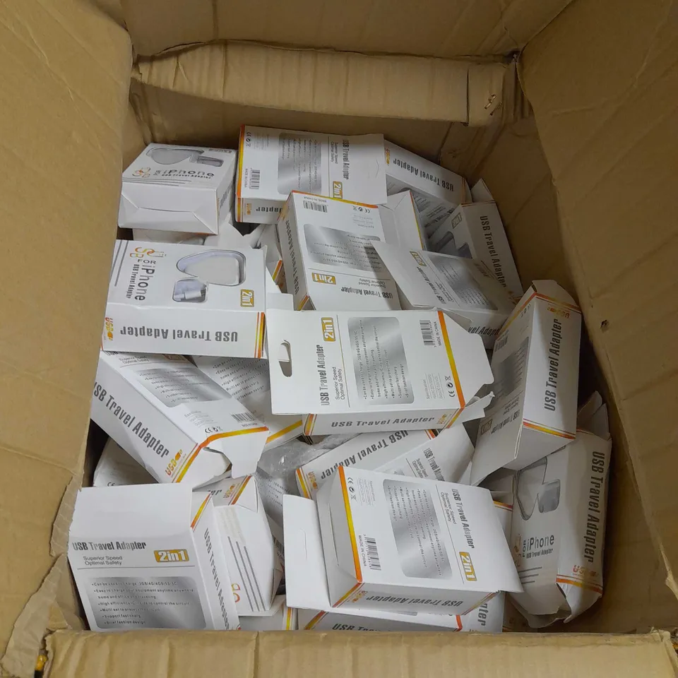 LARGE QUANTITY OF USB FOR IPHONE USB TRAVEL ADAPTERS