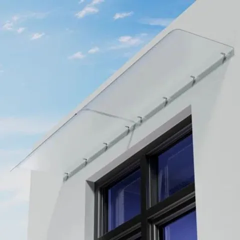 BOXED DAKOTA FIELDS 160CM W × 33CM D PLASTIC COVER RETRACTABLE DOOR / WINDOW AWNING
